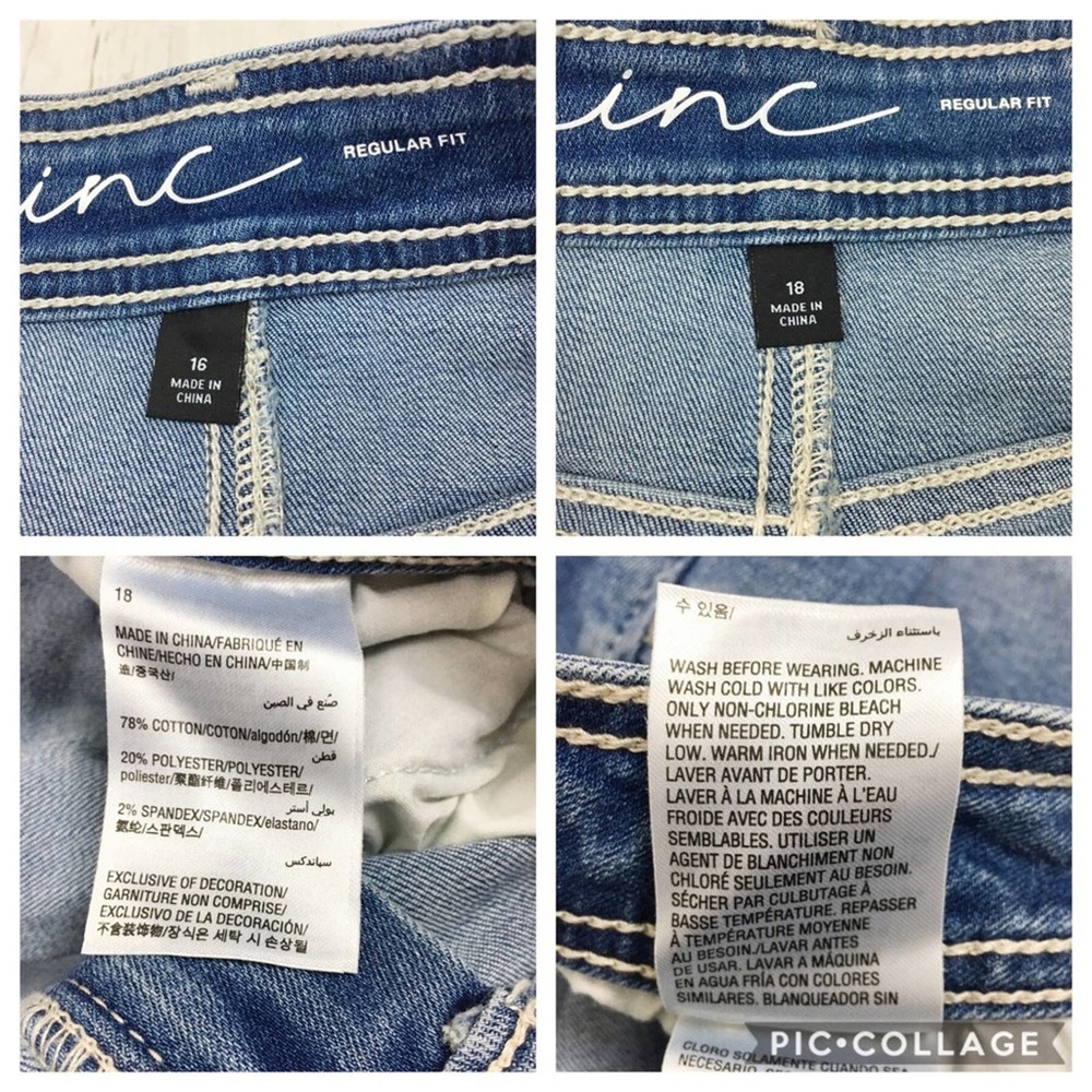 INC International Concepts Tulip-Hem Jean Skirt - Picture 8 of 8